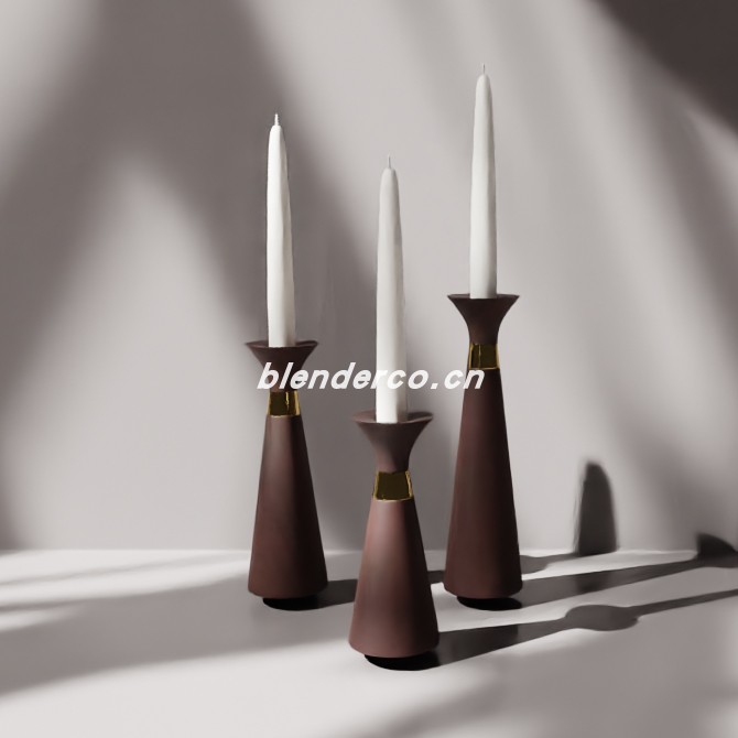 blender烛台模型_blender布的53