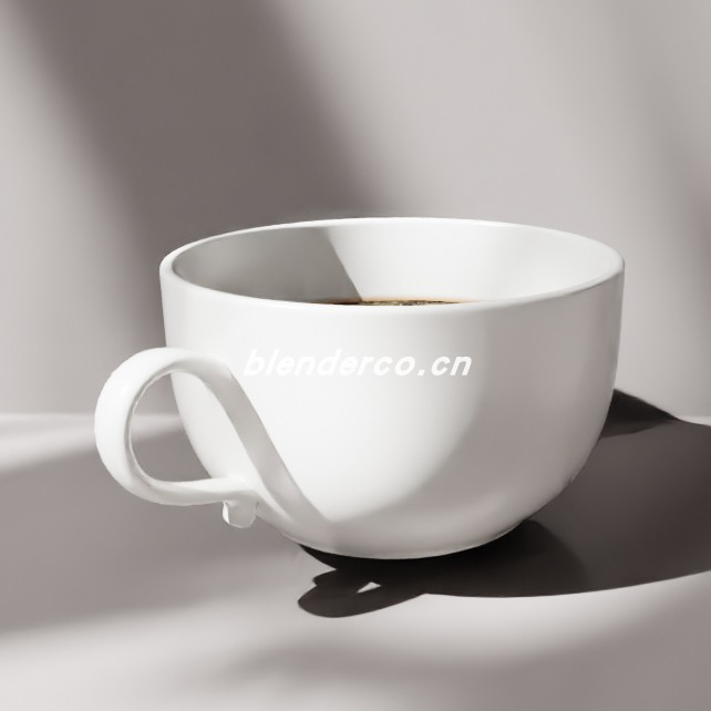 blender咖啡杯模型_blender布的22