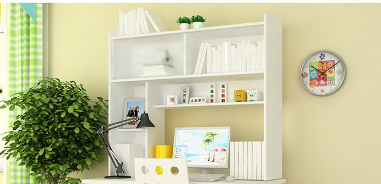 Giá sách đa chức năng đơn giản Máy tính để bàn đơn giản giá máy tính để bàn giá sách bàn sách đại học - Kệ giá sách gỗ