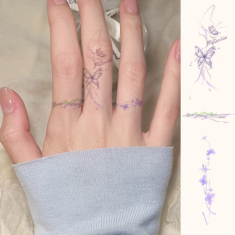 Butoo Tattoo Stickers Metamorphosis Butterfly - Butterfly Tattoo Stickers for Women Waterproof Long-Lasting Tattoo Stickers Finger Tattoo Stickers Butoo Tattoo Stickers Metamorphosis Butterfly - Butterfly Tattoo Stickers for Women Waterproof Long-Lasting Tattoo Stickers Finger Tattoo Stickers
