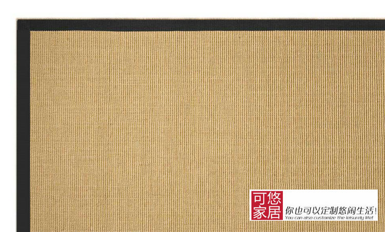 Sisal gai rơm thảm tùy chỉnh chống trượt nhà Trung Quốc phòng khách Mỹ bàn cà phê phòng ngủ có thể nhàn nhã thảm - Thảm thảm nằm cho bé