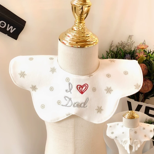 Брендовый хлопковый детский демисезонный нагрудник, слюнявчик для младенца