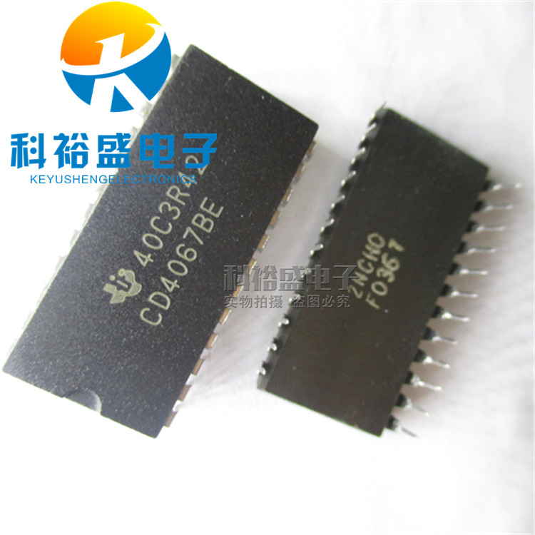 CD4067BE CD4067 TI Texas Logic IC New Direct Plug DIP24 Spot