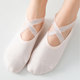 Yoga Socks Summer Cross-Tie Half-Finger Five-Finger Yoga Socks with Holes for Yoga Dance Sports Gym Socks