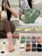 2023 New Five-Finger Yoga Socks, Mid-Calf, Professional Non-Slip, Women's Long Split-Toe Socks for Aerial Pilates and Indoor Use