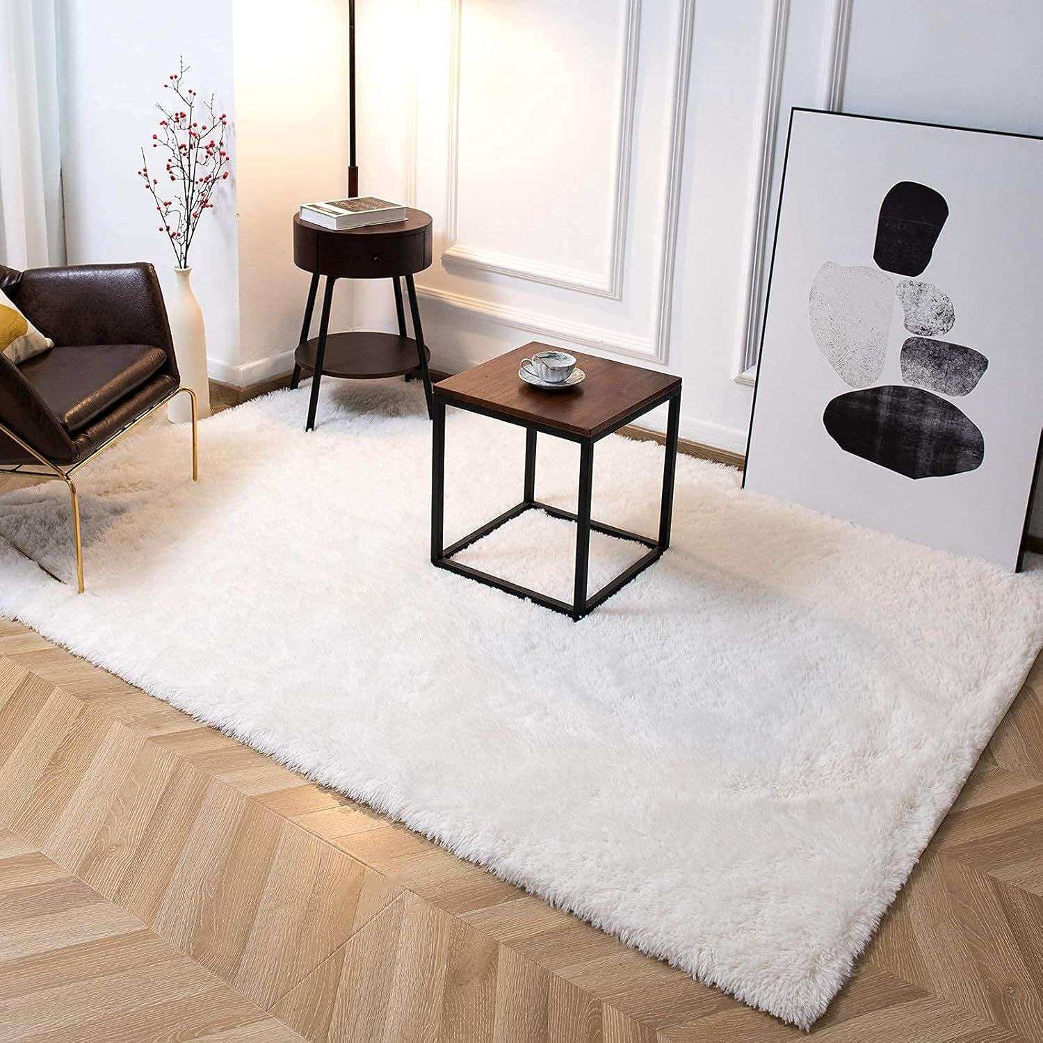 Amazon Plush Bedroom Bedside Blanket Living Room Coffee Table Sofa Internet Celebrity Bay Window Floor Cushion Covered
