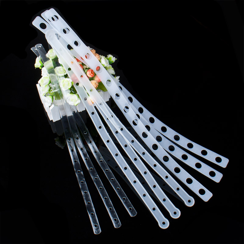 Clothershop rack accessories rack link with transparent leather clothing prop connecting strip connecting strip thicken white