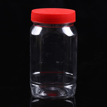  New product 1 5 kg square honey bottle Plastic honey bottle 750g thickened honey bottle with inner lid Bee tool