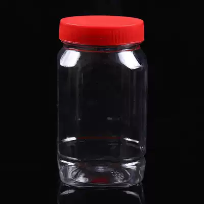 New product 1 5 kg square honey bottle Plastic honey bottle 750g thickened honey bottle with inner lid Bee tool