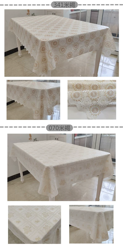 Bàn ăn PVC và khăn trải bàn không thấm nước TV tủ pad nhựa bàn cà phê pad tùy chỉnh in khăn trải bàn - TV