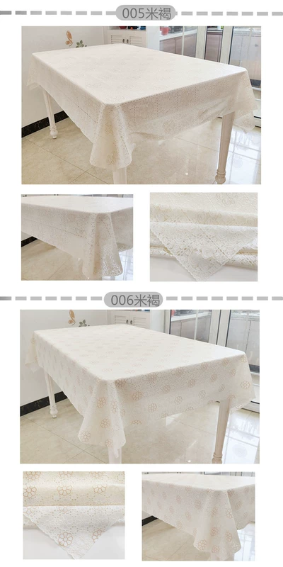 Bàn ăn PVC và khăn trải bàn không thấm nước TV tủ pad nhựa bàn cà phê pad tùy chỉnh in khăn trải bàn - TV