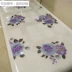 40cm rộng 50cm rộng mat tủ TV tủ TV kính mềm bàn cà phê vải không thấm nước chống nóng pad màu vải bảng - Khăn trải bàn khăn trải bàn decor Khăn trải bàn