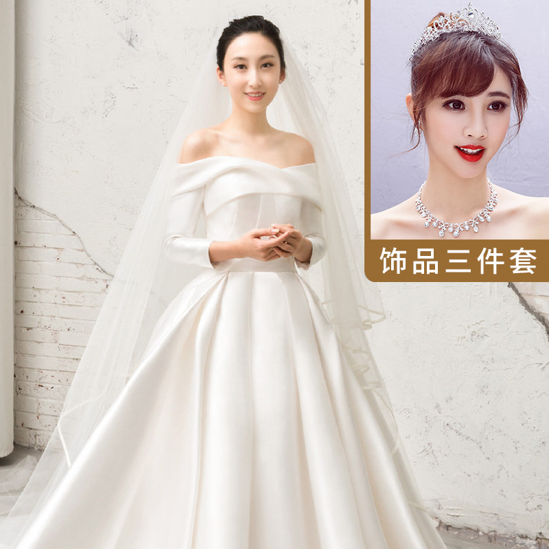  S+Zhang Xinyu ivory Bai Qi+Headgear Three -piece   + $12.57 