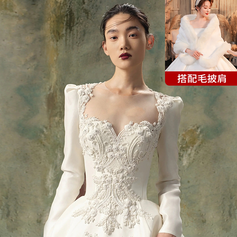  2XL+Ivory white (Qiti model)+hairy shawl   + $14.14 