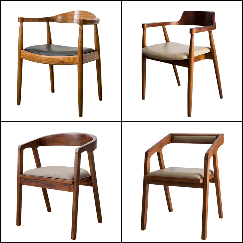 Solid wood conference chair office chair computer chair modern minimalist boss chair home chair