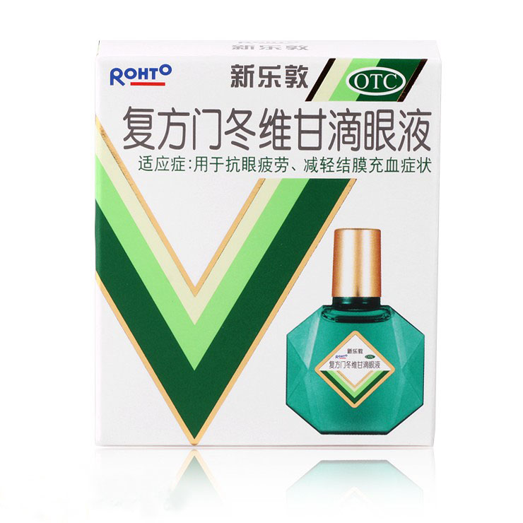 曼秀雷敦 新乐敦复方门冬维甘滴眼液 13ml *1瓶/盒缓解视疲劳