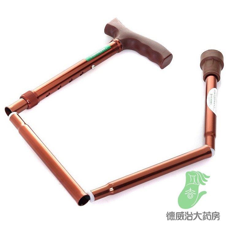 康祝拐杖 KD2520L 折叠拐 铝合金手杖 助行器 登山拐 高度可调ja