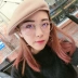 Gương mặt tròn retro nữ phẳng phiên bản Hàn Quốc thời trang Su Yan cận thị khung bức xạ màu xanh ánh sáng khung kính sinh viên thủy triều mắt kính chống ánh sáng xanh Kính