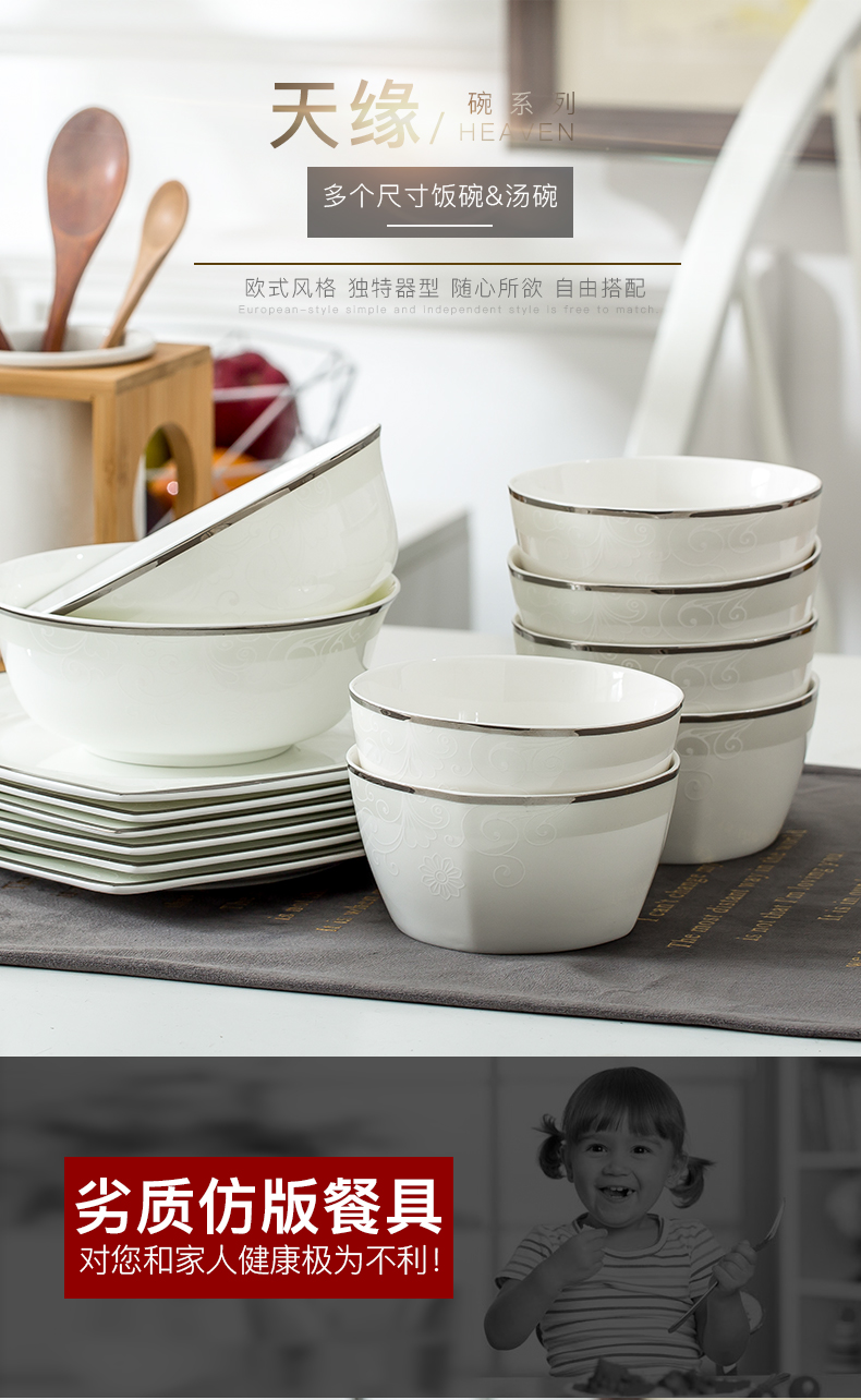 Ceramic dish dish dish beefsteak pan European ipads porcelain tableware creative home dishes set combination