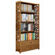 Bamboo bookshelf bookcase simple modern bookshelf floor simple bookshelf living room solid wood shelf storage locker