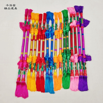 Playing even the Flower Stick Dance Square Dance props money stick middle-aged 36 copper coin Rod nine son overlord whip children Lotus gun