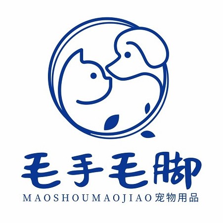 毛手毛脚宠物用品的LOGO
