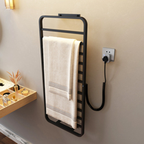 Intelligent electric towel rack household toilet towel drying rack carbon fiber thermostatic heating towel rack rack