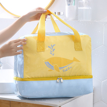 Travel bag University bathroom bath bag kindergarten change clothes bag bedding special baby put things big