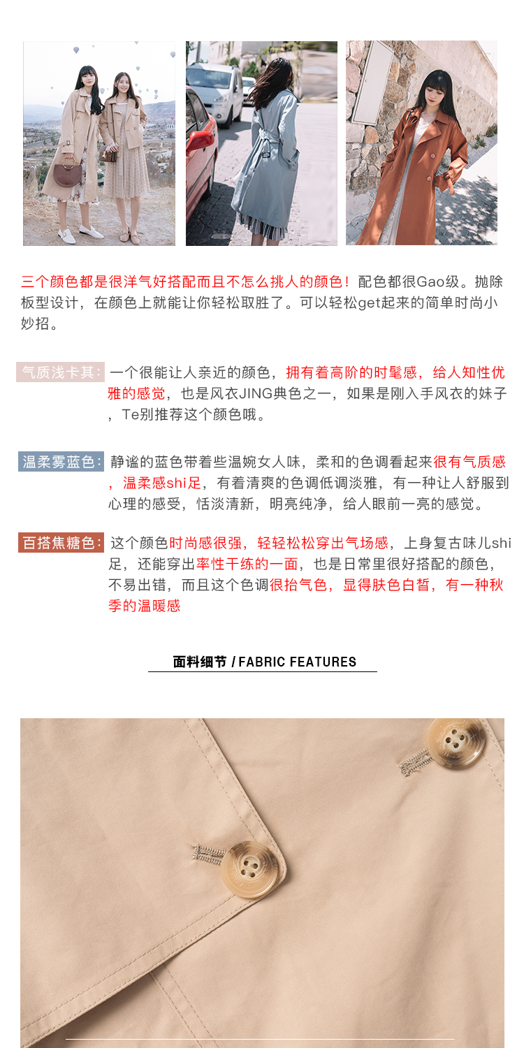 Trench pour femme SLTOWN     en Coton - Ref 3227901 Image 10