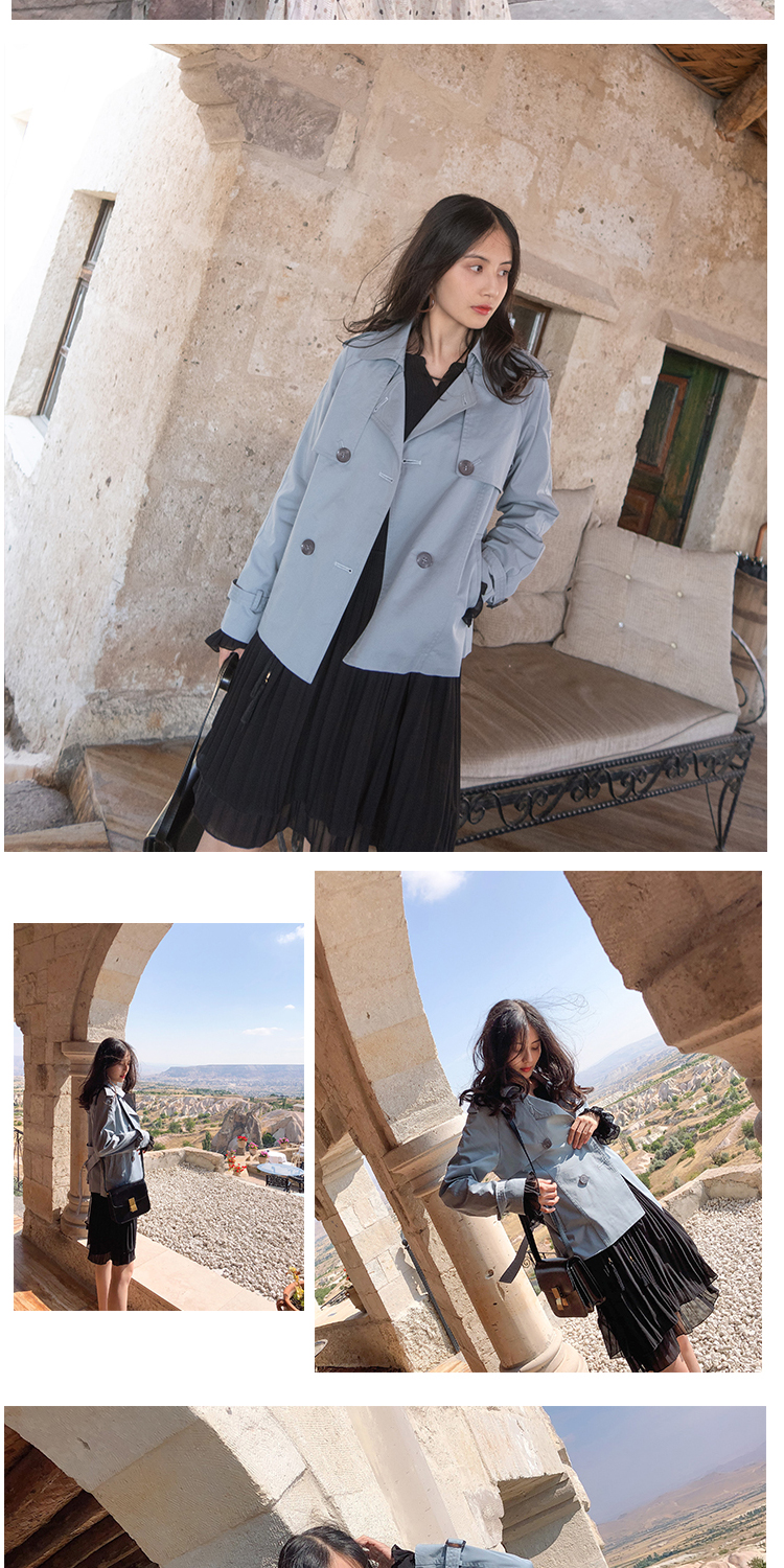 Trench pour femme SLTOWN     en Coton - Ref 3227901 Image 21