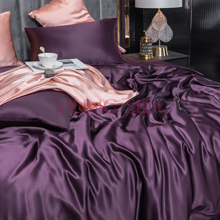 The silk sheet of high - end 30 mm silk silk bed with silk silk silk