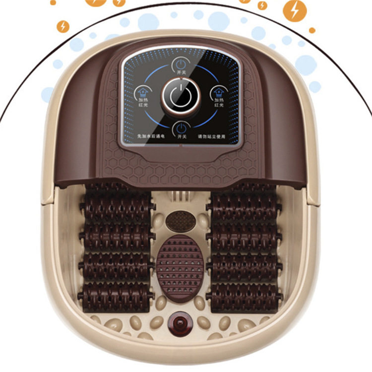 Foot bath full automatic heating massage foot bath 12 roller massage bucket health 8861