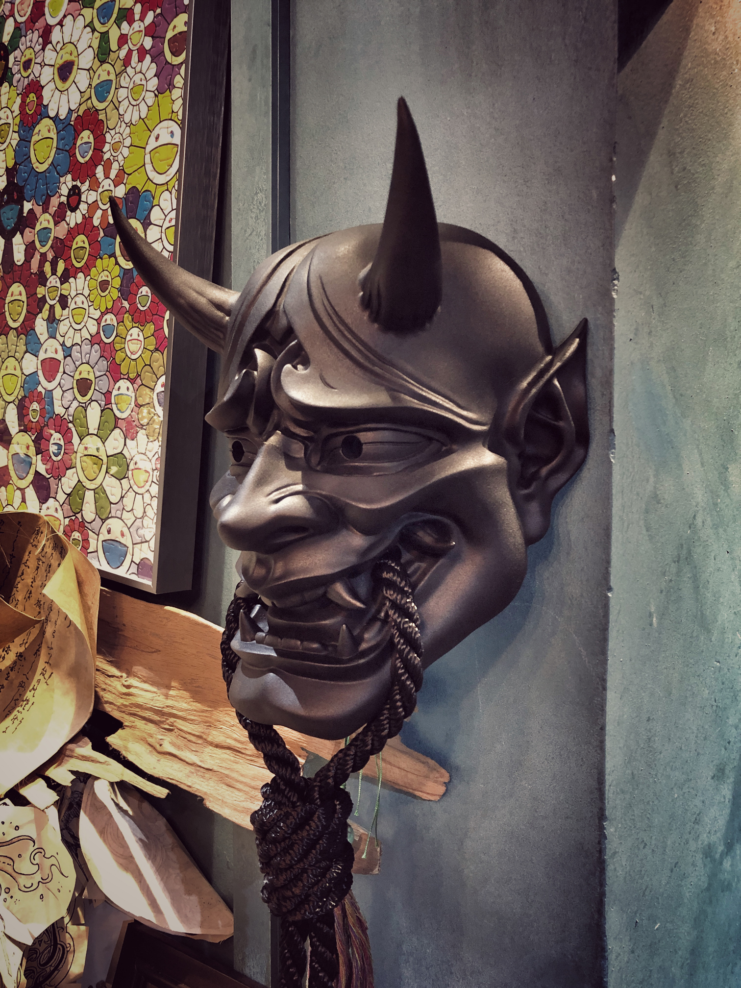 Tattoo Tattoo Equipment Daily Style of Mask Pendant pendant Floating Painting Style Ghost Head Decorative Craft Gift Hem Decorated Resin