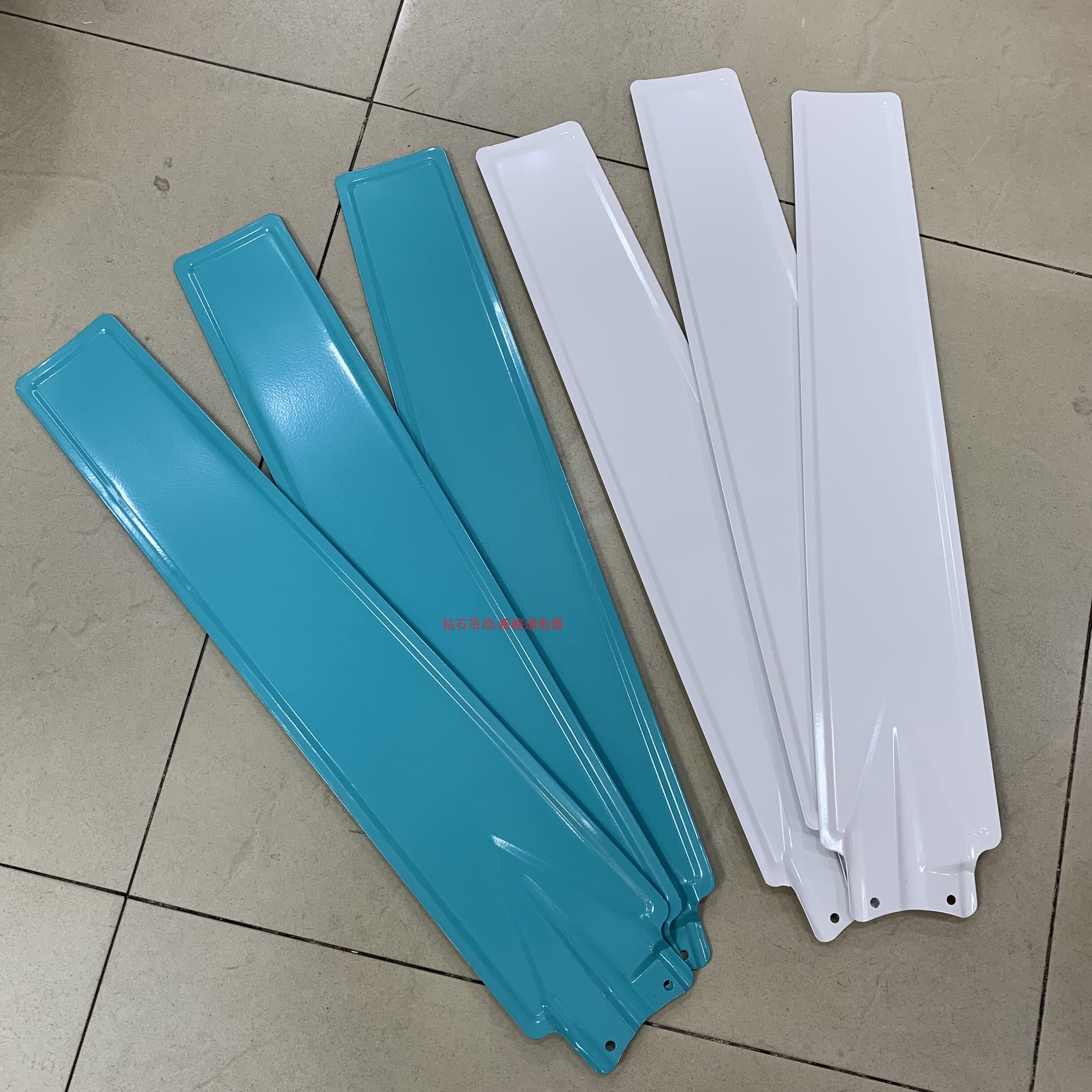 Потолочный вентилятор 钻石美的艾美特长城吊扇白色铁扇叶1400-56叶片铁制3片/绿色吊扇