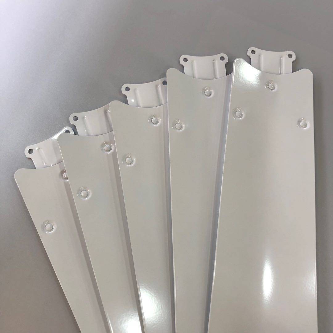 Потолочный вентилятор 远东5叶页吊扇王56寸1400白色绿色叶子片风扇叶5片铁制叶叶片配件 Far East electric