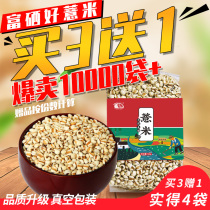 Shizhou new rice barley seed small coix tea barley rice red bean barley flour porridge raw material farmer coarse grain self-produced 320g