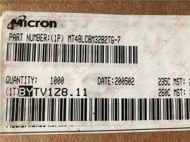 MT48LC8M32B2TG-7 MT48LC8M32B2TG-7 encapsulates the TSOP86 memory memory ic brand new original