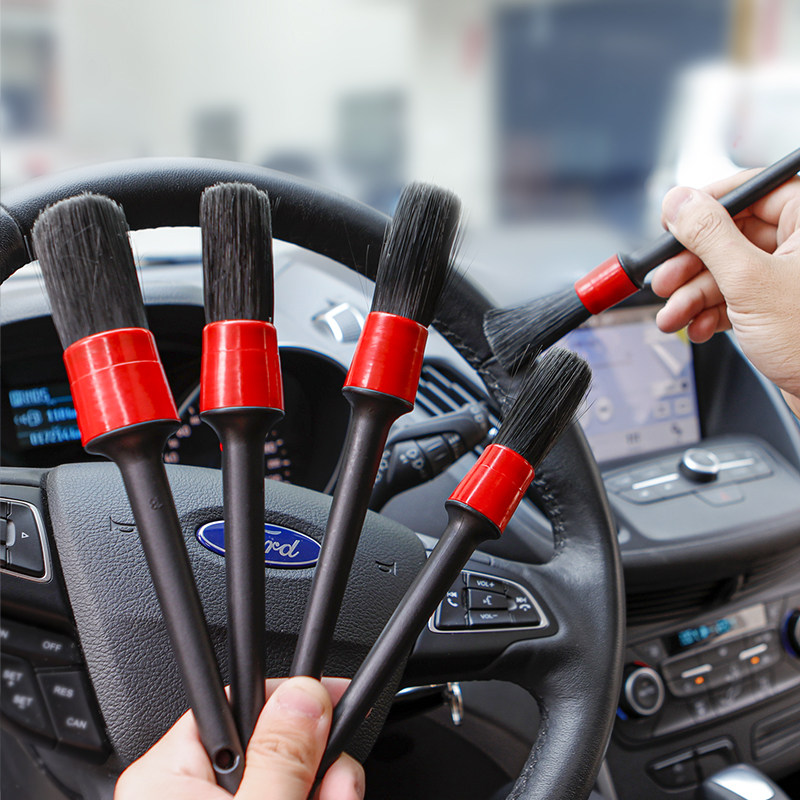 Car Beauty Essence Wash Clean Brush Tool Engine Midnet Tire Steel Ring Brushed Interior Footbed Air Outlet Brush