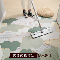 Nordic entry doormat Mats Hyun Guan Pvc Can Scrub Tailoring Leather Doormat Floor Mat in door footbed Non-slip doormat