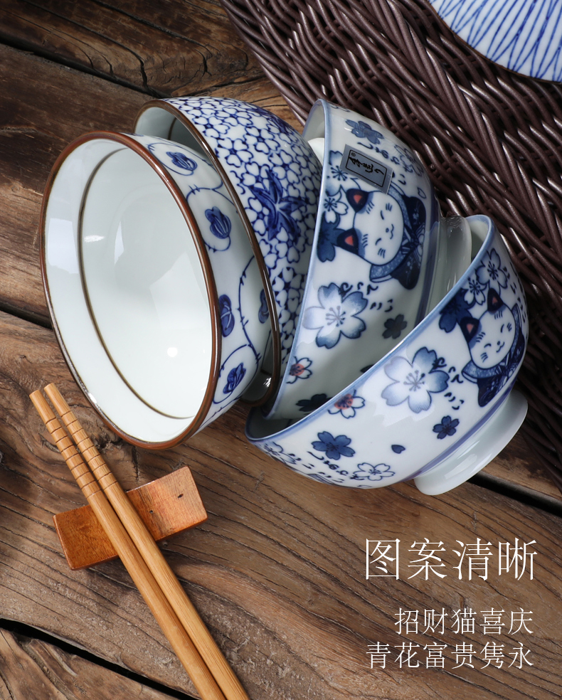 Chopsticks tableware gifts tableware Japanese Chopsticks sets gifts for creative household ceramic bowl bowl gift boxes