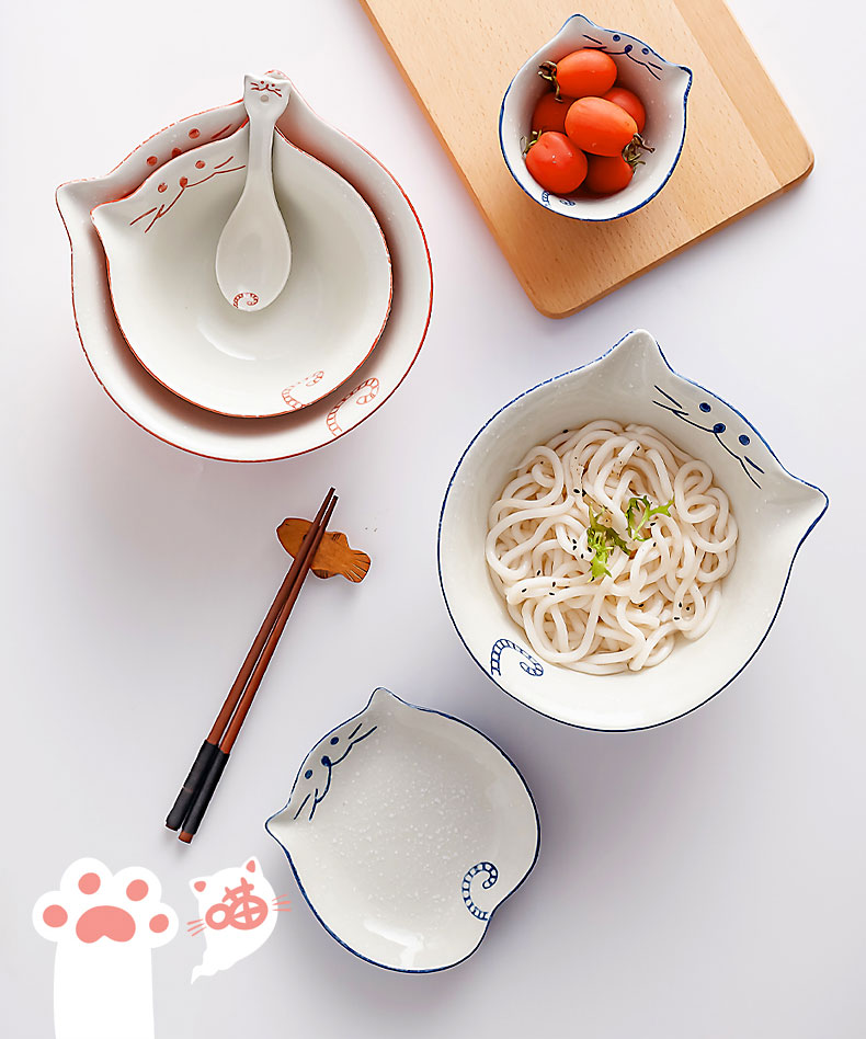 Ceramic tableware creative Japanese dishes dishes character always lovely combination jobs suit household use of a single plate