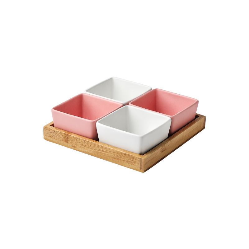 The Nordic ceramic platter of fruit home sitting room space plate combination multicolor snack plate The nut snacks. Dish