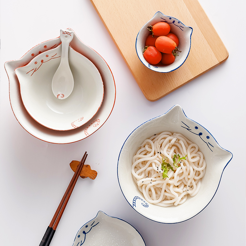 Ceramic tableware creative Japanese dishes dishes character always lovely combination jobs suit household use of a single plate