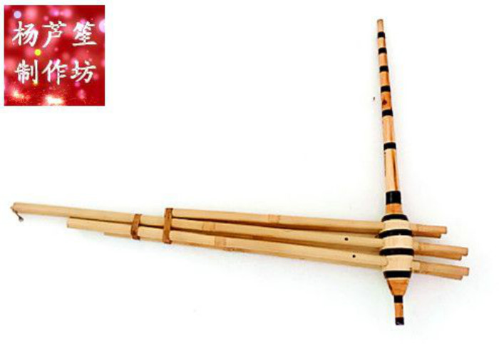Three feet (5 and a half) large Lusheng Miao traditional Lusheng