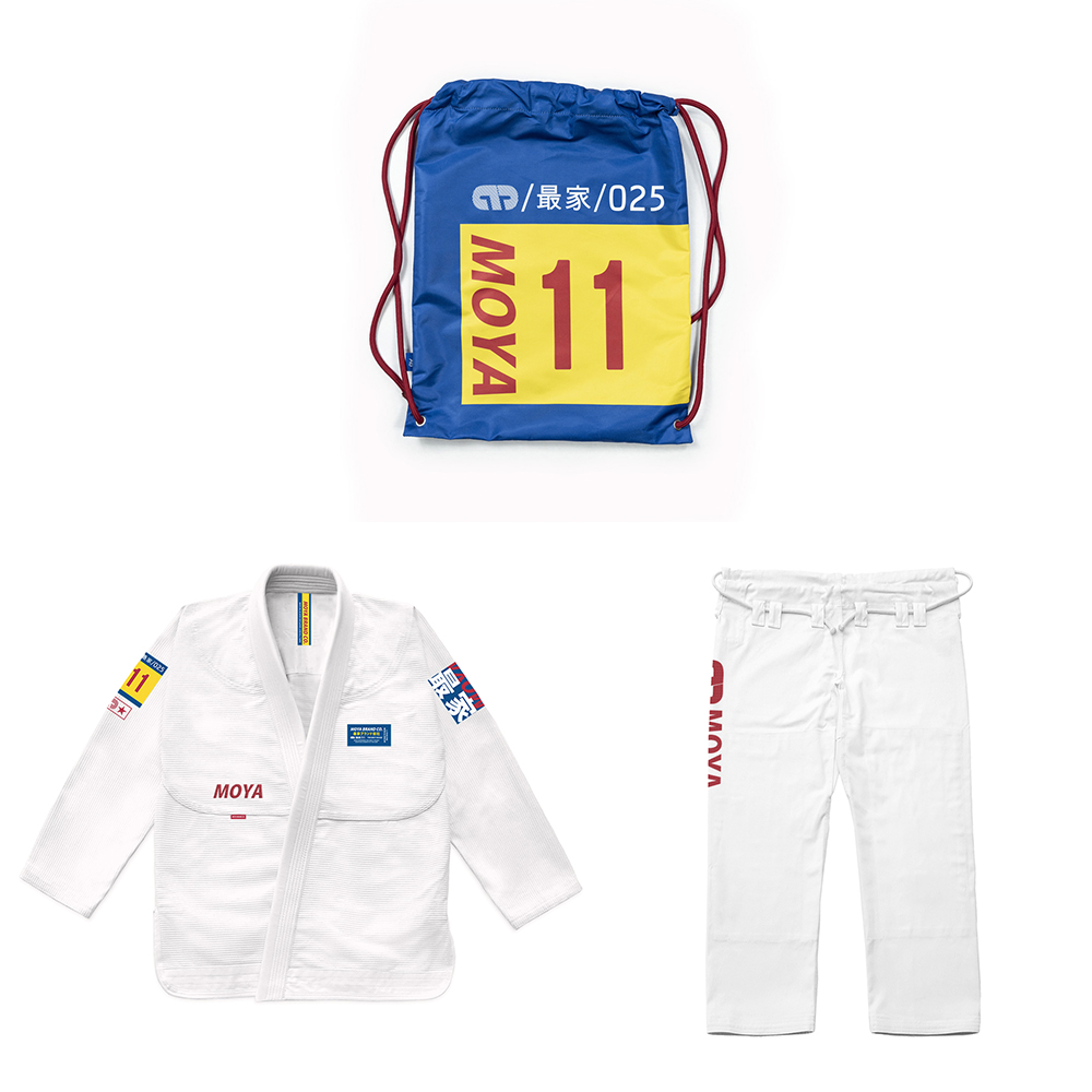 MOYA Mat Devil Brazil's soft suit white blue spot on the day Shunfeng Air