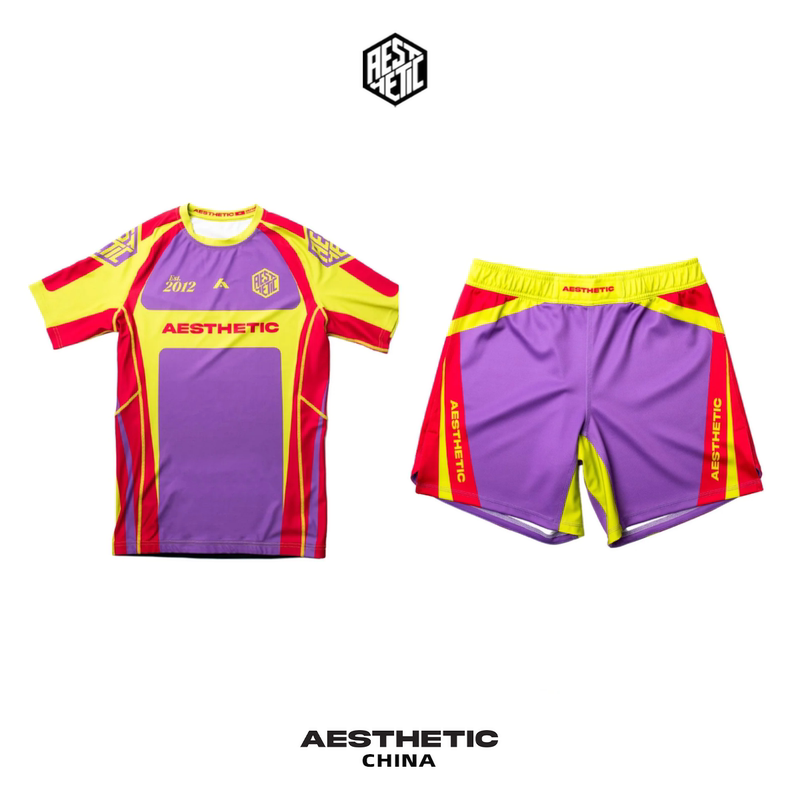 Aesthetics Cross Fighting Series Brazilian Jiu-Jitsu Nogi Rashguard Mma Fighting Tights Sports Shorts