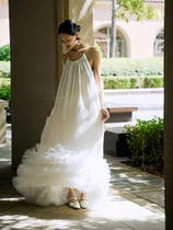 2023 New Morning Gown Bride Wedding Toast to Wed White Niche Dress Girl Day Party Evening Gown