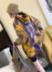 European station new autumn women's fashion mid-length casual loose sweatshirt tie-dye heavy craft hooded top trendy
