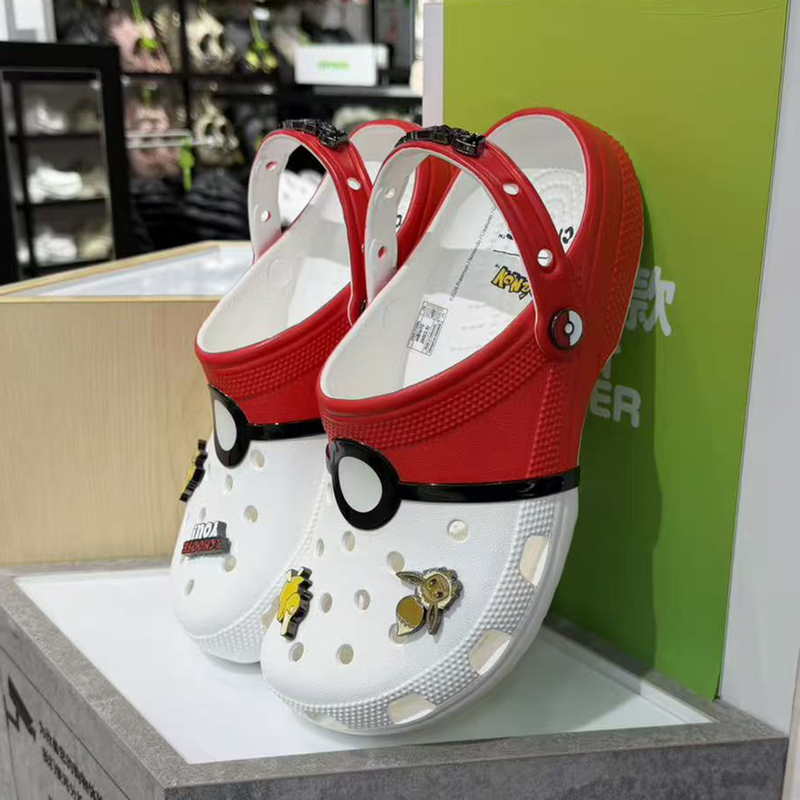 Crocs New Style Men's and Women's Shoes Classic Pokémon Ball Clog Beach Sandals 212064 Crocs New Style Men's and Women's Shoes Classic Pokémon Ball Clog Beach Sandals 212064