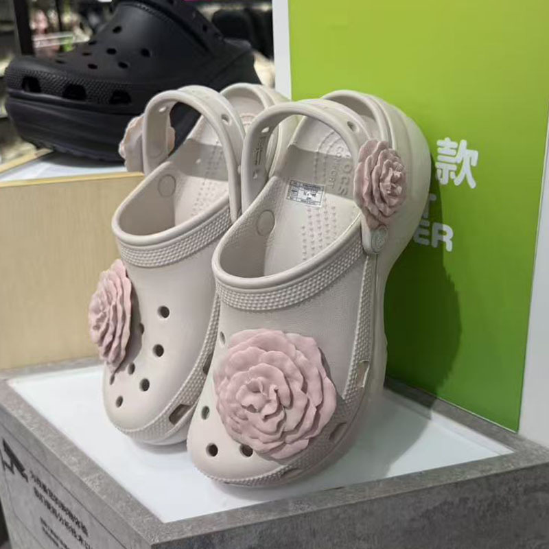 Crocs Women's Shoes Crocs 26 New Model Beach Shadow Rose Cloud Thick-Soled Clogs Sandals 214026 Crocs Women's Shoes Crocs 26 New Model Beach Shadow Rose Cloud Thick-Soled Clogs Sandals 214026